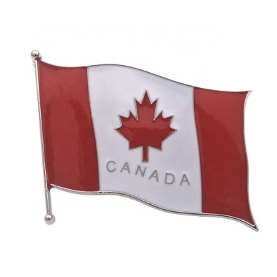 Canada Souvenirs Metal Fridge Magnet With  Enamel Canadian Flag