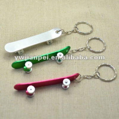 Aluminum Skateboard Shape Beer Opener With Laser engrave Logo