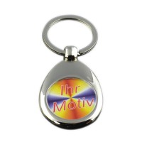 Custom Logo Metal Euro Trolley Coin Key holder