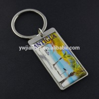 Big Size Rectangle Key Holder with Big Size Epoxy Sticker Logo