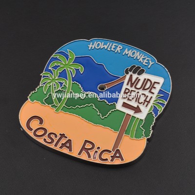 Costa Rica Tourist Souvenirs Gift Enamel Fridge Magnet